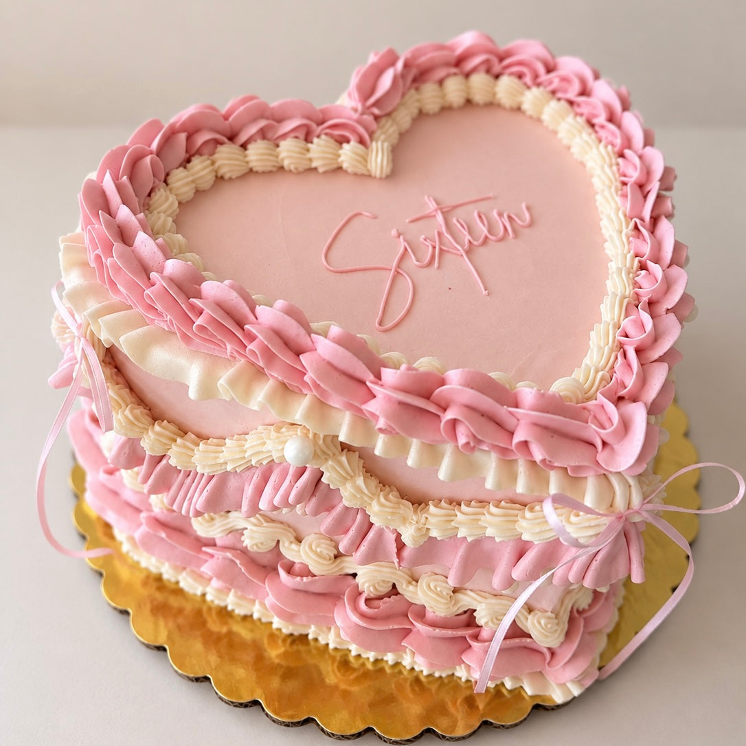 Heart Layered Cake