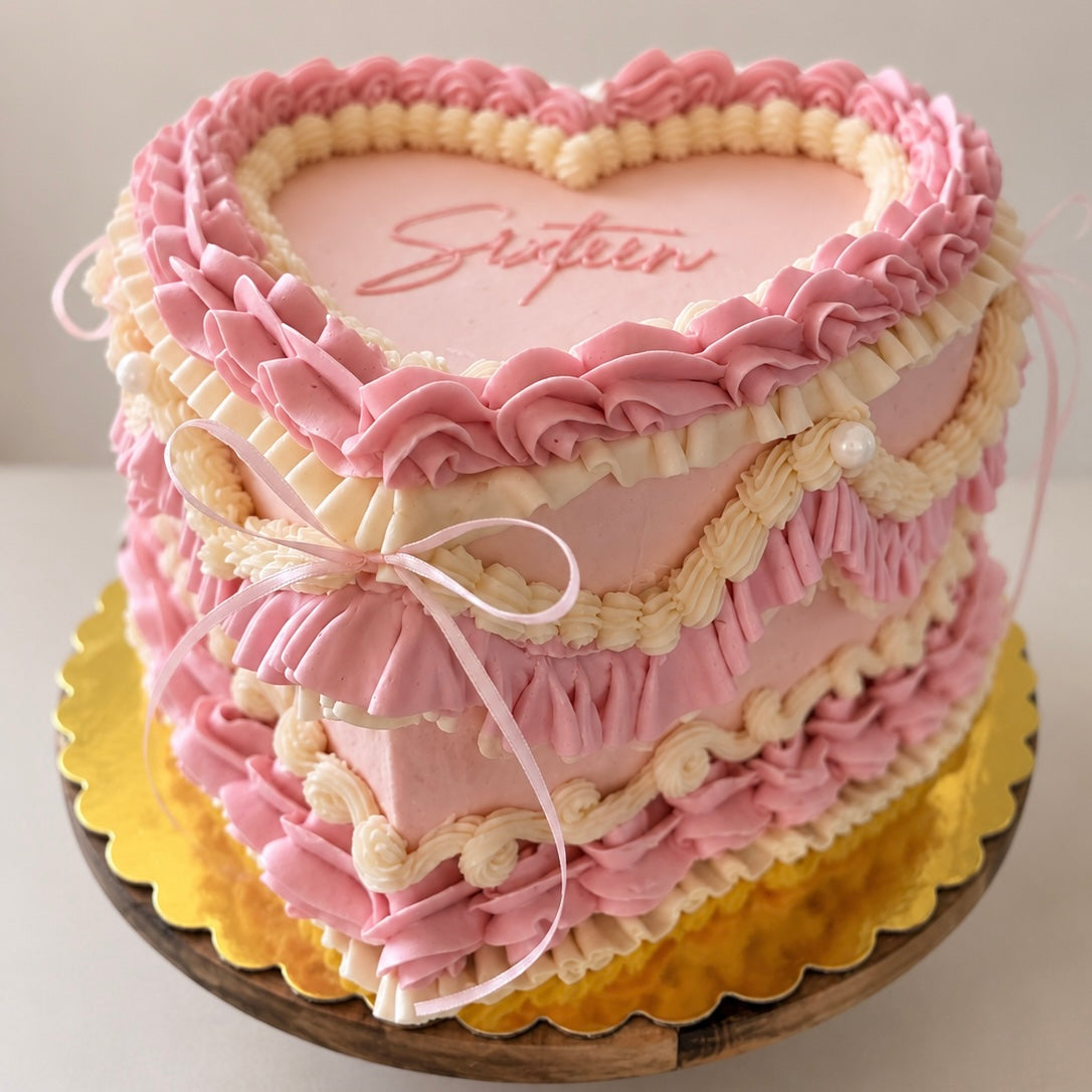 Heart Layered Cake